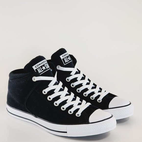 Converse CTAS Street Mid Crafted Black/Black/White Unisex Sneakers 151041F NWT - Picture 1 of 6
